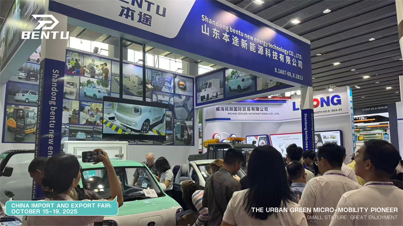 Bentun Canton Fair Sensation: Cabriolet Mini EV debytoi EICMA Milanossa