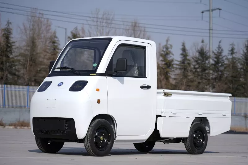 Mini sähköajoneuvojen kuljetus Van 4 pyörät kaksi siipiovea
